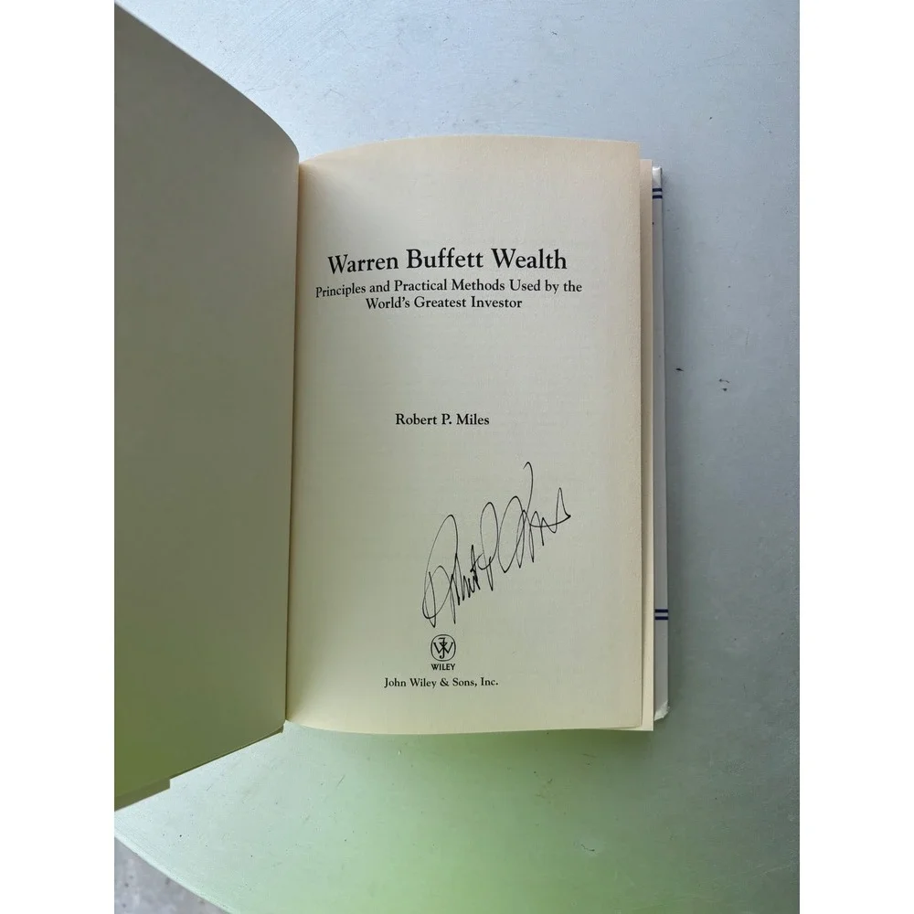 Warren Buffett Wealth Robert P Miles Hardcover 2004‎ Investment Principles Wiley